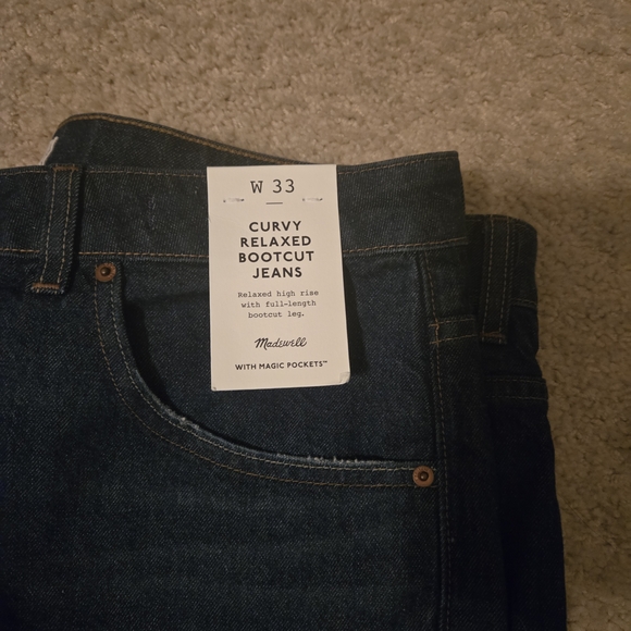 Madewell Denim - Madewell Women's Bootcut Jeans - Dark Blue